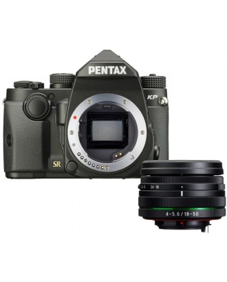 Pentax DSLR KP black + 18-50mm DA-L WR
